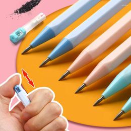 Macaron 2.0mm Mechanical Pencils Kawaii Automatic With Pencil Sharpeners Korean Stationery Writing Tools Office Supplies