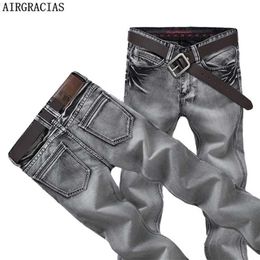 Men's AIRGRACIAS Mens Classic Retro Nostalgia Straight Denim Jeans Plus Size 28-38 Men Long Pants Trousers Brand Biker Jean 210318 L230726