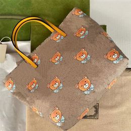 Designer Bag Brand Women Oidia Web Tote Luxury Little Bear Handbags Designer Lady Clutch Shoulder Female Purse Wallet