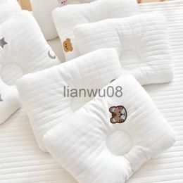 Pillows Newborn Pillow Quilted Embroidery Nursing Pillow Baby Head Protector Cushion Baby Soothing Flat Pillow 012M x0726