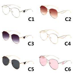 Men Women Irregular Sunglasses Fashion Luxury Designer Sun Glasses Trending Metal Frame Shades Eyewear
