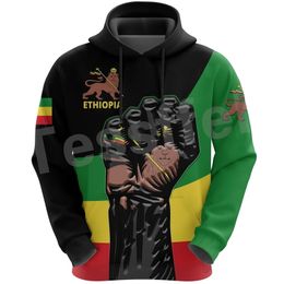 Men's Hoodies Sweatshirts Tessffel est Ethiopia County Flag Africa Native Tribe Lion Long Sleeves Tracksuit 3DPrint MenWomen Harajuku Funny 15 230725