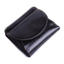 Wallets 2023 Women Wallet Genuine Leather Short Hasp Luxury Card Horder Fashion Designer Cow Skin Ladies Coin Purse