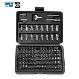 Screwdrivers Prostormer 100pcs Screwdriver Bit Set Security Chrome Vanadium Crv Steel Hex Key Phillips Slotted Triwing Repair Hand Tool Kit