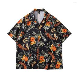 Men's T Shirts Oversized Vacation Hawaii Beach Aesthetic Black And Blouses For Men Women Goth T-shirts Summer Tops Clothes 2023