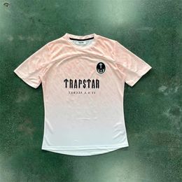 Men's T Shirts Hip Hop Gradient Trapstar T shirt for Men and Women Summer Loose Casual Quick Dried Short Sleeve Underlay 230726