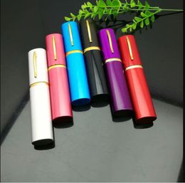 Glass Pipes Smoking blown hookah Manufacture Hand-blown bongs Multi color mini portable pen style hookah bottle