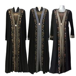 Fashion Arab Muslim Abaya Dress Islamic Clothing for Women Dubai Kaftan Abaya Dress Turkish Muslim Dresses Modest Abaya Dresses2993