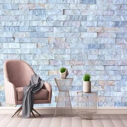 Wallpapers Decorative Wallpaper Series Modern Simple Solid Marble Geometric Brick Wall Background Large Murals