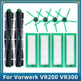 Feeding Replacement for Vorwerk Kobold Vr200 Vr300 Robot Vacuum Cleaner Main Roller Brush Side Brush Hepa Philtre Spare Parts Accessories