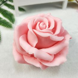 Candles PRZY Rose Mold Silicone Bouquet of Roses 3D Soap Molds Flower Cake Mold Decorations Clay Resin Chocolate Candle Baking Tools 230726