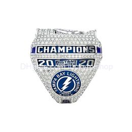 Cluster Rings Fanscollectiontampa Bay Lightning 2004 Ice Hockey Champions Team Championship Ring Sport Souvenir Fan Promotion Gift Who Dhk6Z