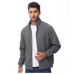 Men's Jackets Men's Fashion Warm Jacket Zip Up Streetwear Casual Coat Sweatshirt Jackets Standing Collar and Inner Large Pocket 230725