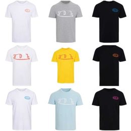 Men's T-shirts Vons Dutchs Tees Mens Casual T-shirt Summer Slim Letter Printed Short Sleeve Fit Breathable Crew Neck Accessory USA Trendy