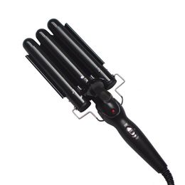 Care Products professional Curling Iron Ceramic Triple Barrel Curler Irons Hair Wave Waver Styling Tools Hairs Styler Wand320R