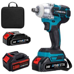 21V Electric Impact Wrench Brushless Wrenchs Cordless With Li-ion Battery Hand Drill Installation Power Tools H220510262z