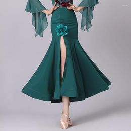 Stage Wear 2023 Elegant Ballroom Dance Skirts Women Party Modern Dancing Tango Performance Costume National Standard Waltz Clothes