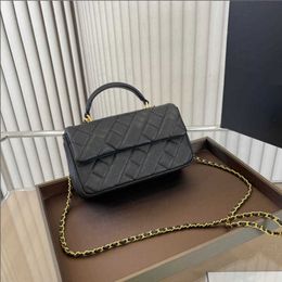 CC Black Designer Shoulder Bag Women Classic Lattice Handle Tote Bag Gold Chain Crossbody Purse Leather Luxurys Handbag Clutch Female Purses 230715