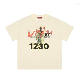 Men's T Shirts Version RRR123 X Union Women Men Short Sleeve Tees Hiphop Oversized Cotton Shirt