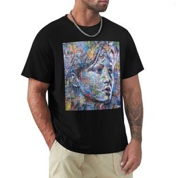 Men's Polos Wall Art 2023 Of A Woman That Has Been Sprayed With Graffiti Marks. T-Shirt Sweat Shirts T Shirt Man Mens White