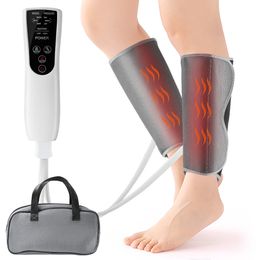 Leg Massagers Professional Massager Calf Arm Air Compression Heat Massage Promote Blood Circulation All in one Muscle Pain Relief 230725