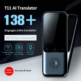 Dictionaries Translators 138 Languages T11 Portable Smart Voice Translator Real-time Multi-Language Speech Interactive Offline Translator 230725