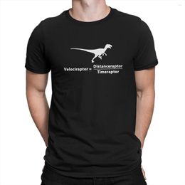 Men's T Shirts Velociraptor Distanceraptor Timeraptor Special TShirt Science Leisure Polyester Shirt Est T-shirt For Adult
