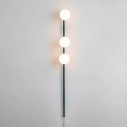 Wall Lamp Modern Style Glass Industrial Plumbing Led Applique Penteadeira Camarim Smart Bed Candle