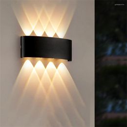 Wall Lamp Up Down LED Light Outdoor Waterproof IP65 Porch Garden Aluminium Bedside Aisle Corridor Exterior Sconce