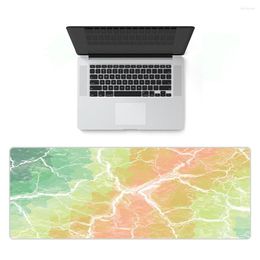 Table Mats Extra Large Mouse Pad Gaming Mousepad Anti-slip Marbled Road Pattern Mat With/without Locking Edge Four Size