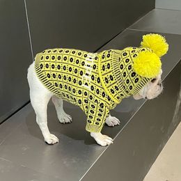 Funny Cute Cat Dog Sweater Hat Set Fashion Soft Warm Schnauzer French Bulldog Corgi Teddy Cats Autumn Winter Sweaters