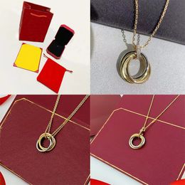 3 style woman necklace trinity necklaces gold chain diamond designer fashion luxury faumos cjewelers stainless steel jewellry pendants womens womans widding box s