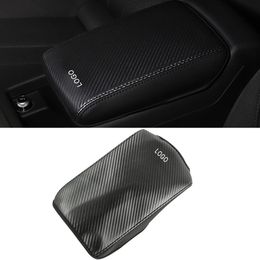 For Audi A4 S4 RS4 B9 A5 S5 RS5 8W6 Car Centre Armrest Box Cover Protector PU Leather Mat Pad Cushion Interior Accessories305d