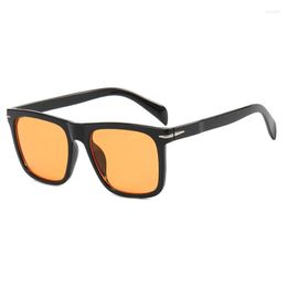 Sunglasses Retro Vintage Square For Men Women Brand Designer Nail Leg Sun Glasses Ins Style Beach Outdoor Trip Party UV400