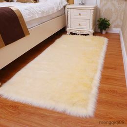 Carpets Thick Fur Carpet For Living Room Plush Rug Child Bedroom Fluffy Floor Carpets Bedside Home Decor Area Rugs Soft Velvet Mat R230726