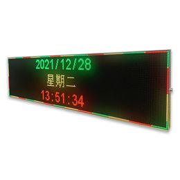 LED Display A2 LED Billboard Programmable RGB LED Sign Scrolling Advertising Message Board Countdown Timer 230725