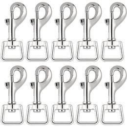 Leashes 20pc Snap Hooks for Dog Leash Collar Linking, Heavy Duty Swivel Clasp Eye Bolt Trigger Clip for Spring Pet