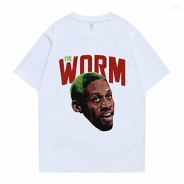 Men's T Shirts Summer Women's T-shirt Casual Hip Hop Basketball Pure Cotton Sweat-absorbing Short Sleeve Street Clothing