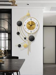 Wall Clocks Modern Design Fashion Clock Creativity Large Decorative Art Metal Reloj Mural Home Decoration 60wc