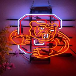 Cornell Big Red Logo Neon Sign Light Handmade Visual Artwork Store Open 17 14 Inch Or Customized212U