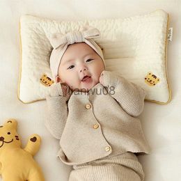 Pillows 40X25cm Newborn Cartoon Bear Pillow Baby Cute Embroidered Pillow Kawaii Bunny Children Bed Pillow Removable Washable x0726