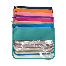 Storage Bags Transparent Womens Cosmetic Bag Nylon Waterproof Makeup Travel Clear Bathroom Organiser Bath Toiletry Wash Snack Drop D LL