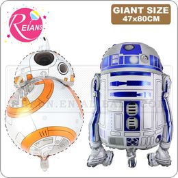 Calligraphy Movie Super Hero Cartoon Balloons Globos Star Fight Bb8 R2d2 Foil Balloons Birthday Party Foil Balloon Decoration Iatable Toy