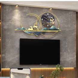 Wall Clocks 3d Silent Clock Mechanism Clockwork Luxury Luminous Large Led Unusual Decoratie Woonkamer Design Room Decor