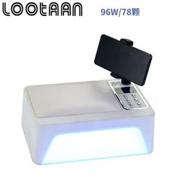 Nail Dryers 96w Lamp UV LED Machine With Hand Pillow Wear Special High power Quick drying Polish Baking 230726