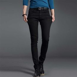 Men's Good Quality Black Grey blue Skinny Jeans Men Spring Summer Slim Fit Denim Cotton Stretch Pants Cowboy Trousers 220408 L230726