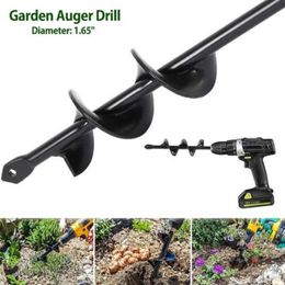 Professional Drill Bits 22 45cm Garden Planter Spiral Bit Flower Bulb Hex Shaft Auger Yard Gardening Bedding Planting Post Hole Di266E