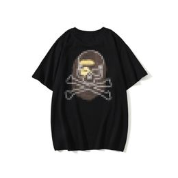 A Bathing APE Men's T-Shirts Camo Head Tee Black White Women Unisex Casual Short Sleeve tees Size XXXL