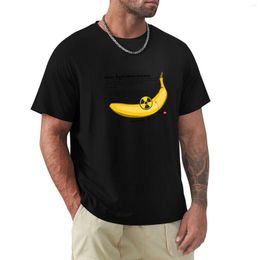 Men's Polos Banana Equivalent Dose T-Shirt Animal Print Shirt For Boys Anime Plain Black T Shirts Men