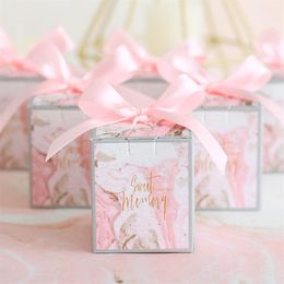 Wedding Favour Gift Boxes Packaging Candy Cookie Boxes Birthday Party Favour Bags Candy Boxes for Baby Shower Event Party Festival S253R